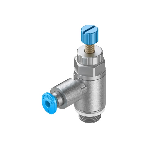One-Way Flow Control Valve GRLA-1/8-QS-3-RS-D
